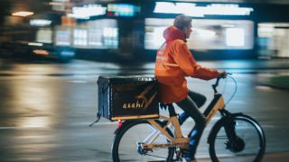 thuisbezorgd bezorger op de fiets